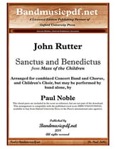 Sanctus and Benedictus (from Mass of the Children) Concert Band sheet music cover